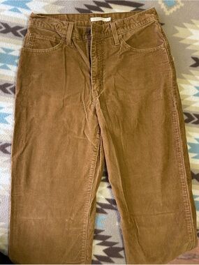 Levi's Women's Wide Leg Corduroy Pants in Brown